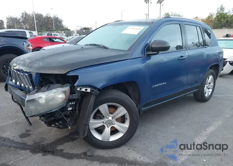 2014 Jeep Compass Sport from USA, damaged, VIN 1C4NJDBB7ED879537
